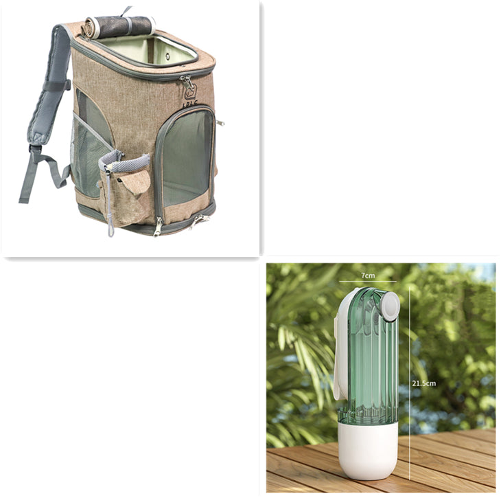 2-in-1 Pet Water Cup — Portable Dog Water Bottle