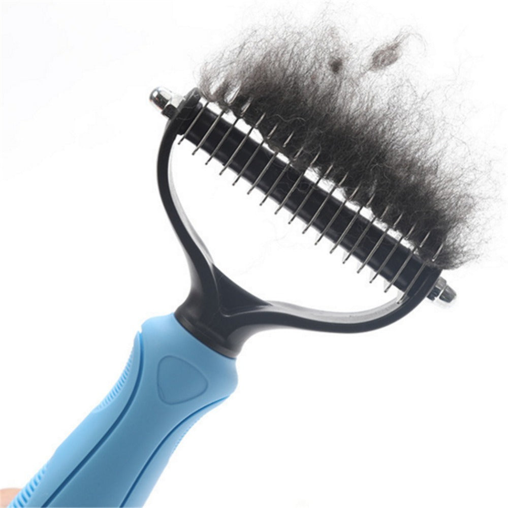 Premium Pet Deshedding Comb – Remove Loose Fur & Reduce Shedding Instantly