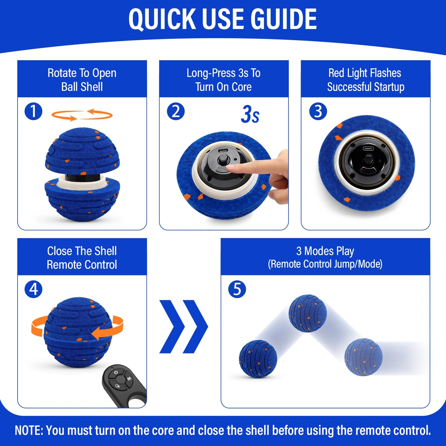 Interactive Moving Dog Ball – Rechargeable, Durable Toy for Active & Bored Dogs